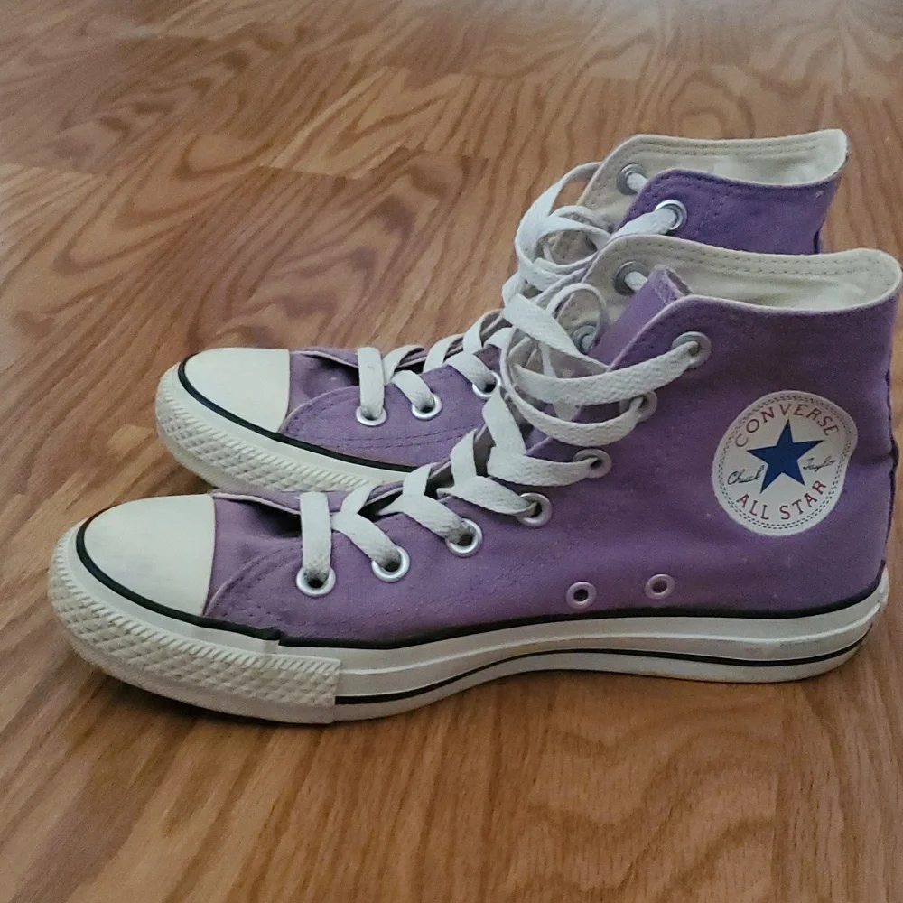 Converse Purple High-Top Sneakers - Picture 3 of 12